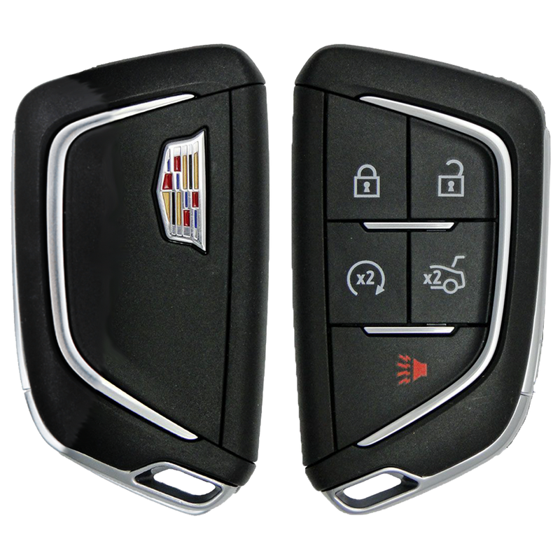 2021 Cadillac CT4 Smart Remote Key Fob 5 Button w/ Trunk, Remote Start (FCC: YG0G20TB1, P/N: 13536990)