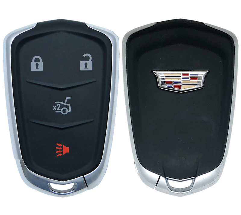 2016 Cadillac CTS Smart Remote Key Fob 4 Button w/ Trunk (FCC: HYQ2AB, P/N: 13510253)