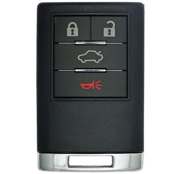 2012 Cadillac CTS Keyless Entry Remote Key Fob 4 Button w/ Trunk (FCC: OUC6000066 / OUC6000223, P/N: 22889449)