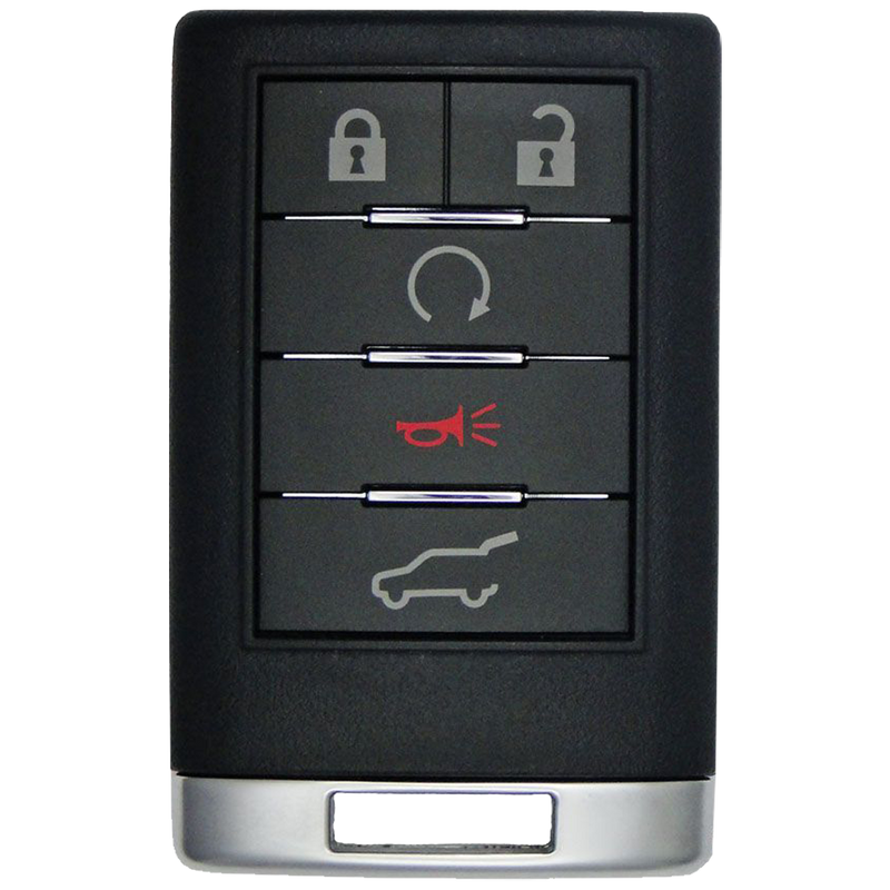 2014 Cadillac CTS Keyless Entry Remote Key Fob 5 Button w/ Hatch, Remote Start (FCC: OUC6000066 / OUC6000223, P/N: 20998281)