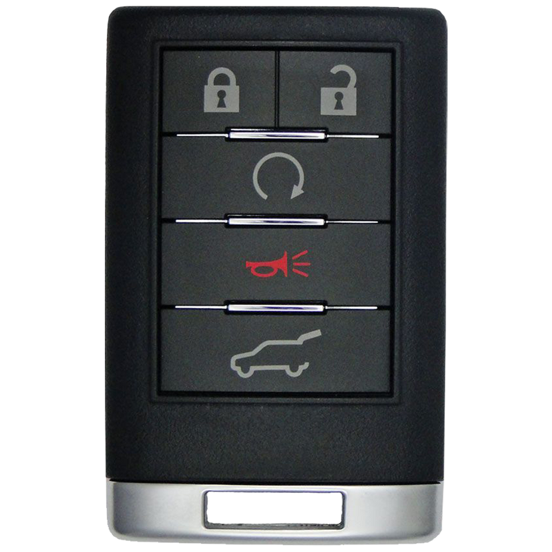 2007 Cadillac SRX Keyless Entry Remote Key Fob 5 Button w/ Hatch, Remote Start (FCC: OUC6000066 / OUC6000223, P/N: 20998281)