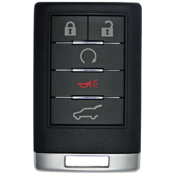 2009 Cadillac SRX Keyless Entry Remote Key Fob 5 Button w/ Hatch, Remote Start (FCC: OUC6000066 / OUC6000223, P/N: 20998281)