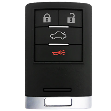 2009 Cadillac CTS Smart Remote Key Fob 4 Button w/ Trunk (FCC: M3N5WY7777A, P/N: 25946298)