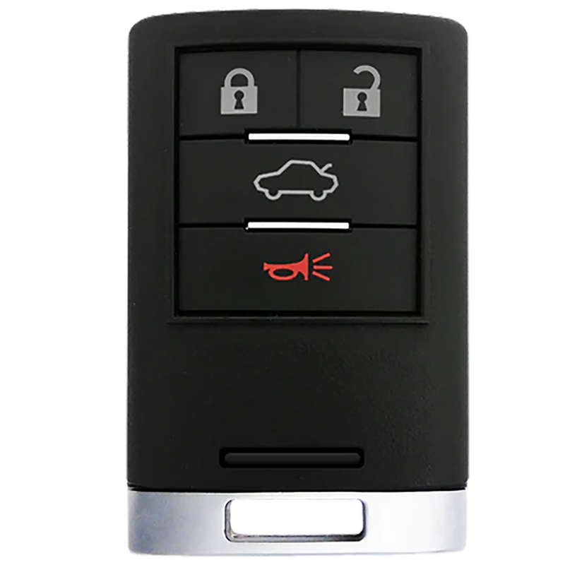 2009 Cadillac DTS Smart Remote Key Fob 4 Button w/ Trunk (FCC: M3N5WY7777A, P/N: 25946298)