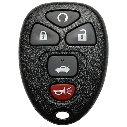 2007 Cadillac DTS Keyless Entry Remote Key Fob 5 Button w/ Trunk, Remote Start (FCC: OUC60270 / OUC60221, P/N: 15912860)