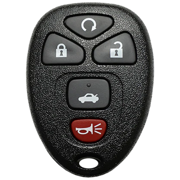 2007 Cadillac DTS Keyless Entry Remote Key Fob 5 Button w/ Trunk, Remote Start (FCC: OUC60270 / OUC60221, P/N: 15912860)