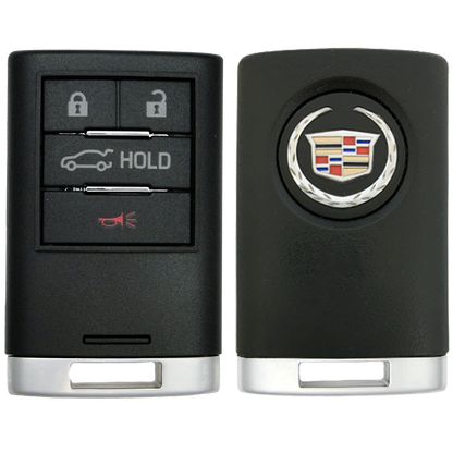 2013 Cadillac ATS Smart Remote Key Fob 4 Button w/ Trunk (FCC: NBG009768T, P/N: 22856929)