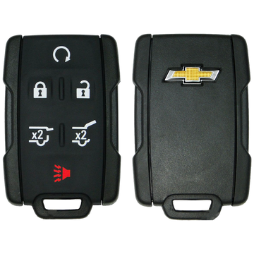 2018 Chevrolet Suburban Keyless Entry Remote Key Fob 6 Button w/ Remote Start, Hatch, Trunk (FCC: M3N-32337100, P/N: 13577766)