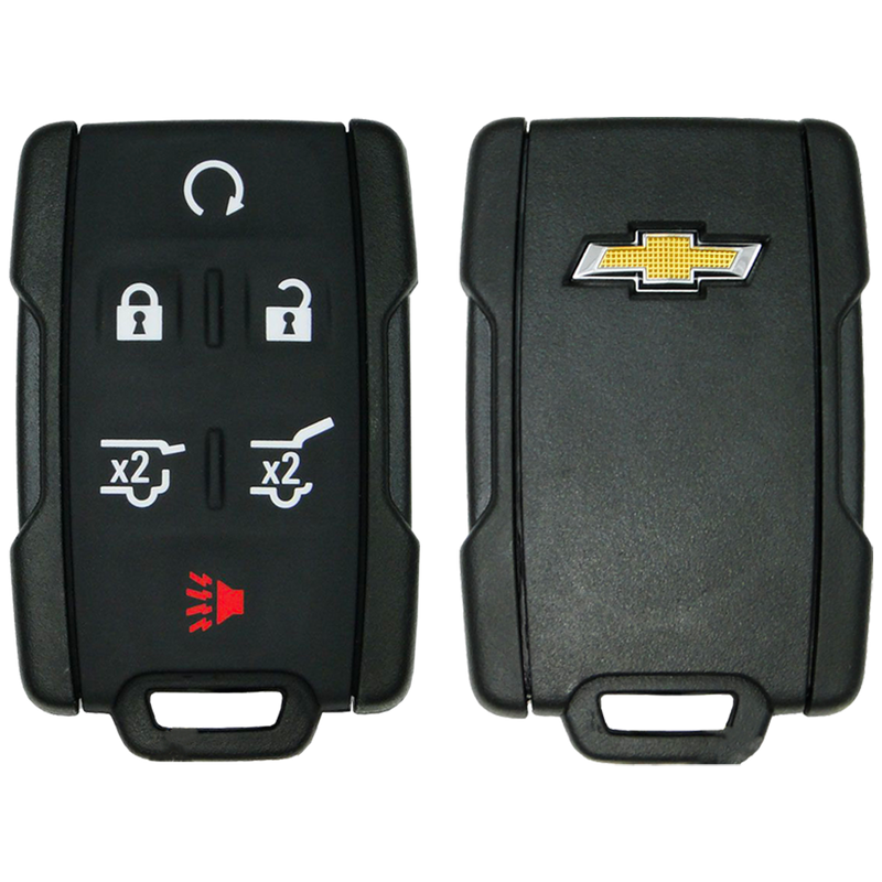 2015 Chevrolet Tahoe Keyless Entry Remote Key Fob 6 Button w/ Remote Start, Hatch, Trunk (FCC: M3N-32337100, P/N: 13577766)