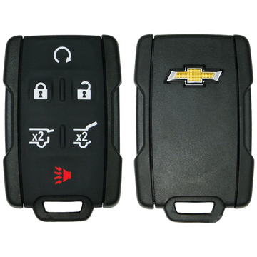 2020 Chevrolet Suburban Keyless Entry Remote Key Fob 6 Button w/ Remote Start, Hatch, Trunk (FCC: M3N-32337100, P/N: 13577766)