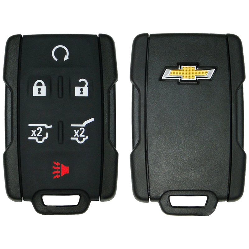 2018 Chevrolet Tahoe Keyless Entry Remote Key Fob 6 Button w/ Remote Start, Hatch, Trunk (FCC: M3N-32337100, P/N: 13577766)