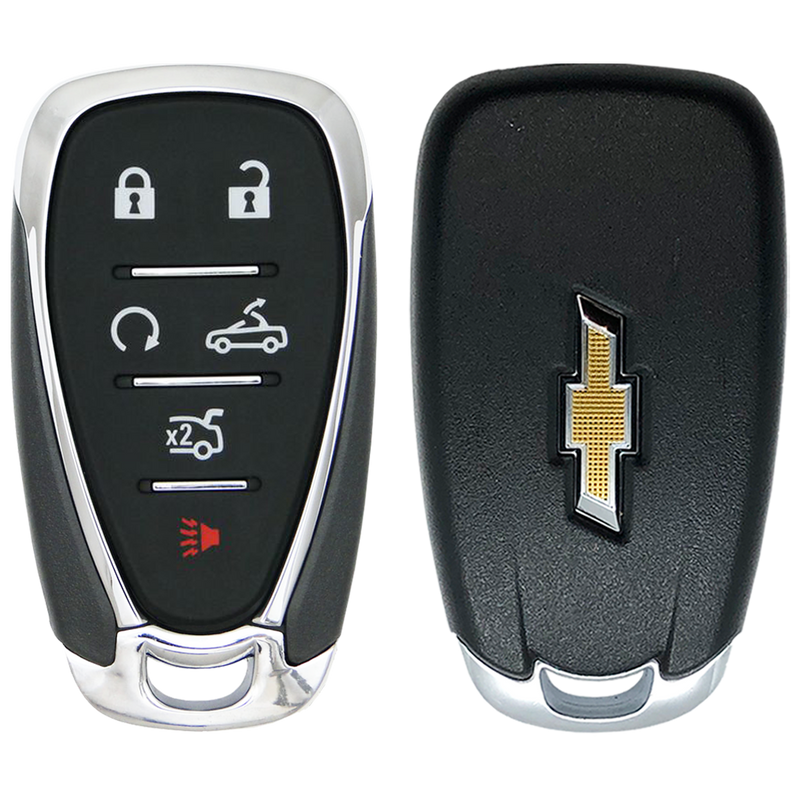 2019 Chevrolet Camaro Smart Remote Key Fob 6 Button w/ Remote Start, Trunk, Roof (FCC: HYQ4EA, P/N: 13508780)