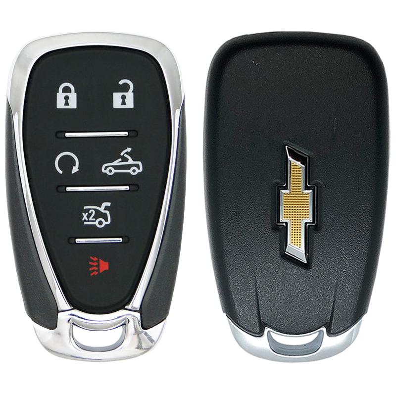 2018 Chevrolet Camaro Smart Remote Key Fob 6 Button w/ Remote Start, Trunk, Roof (FCC: HYQ4EA, P/N: 13508780)