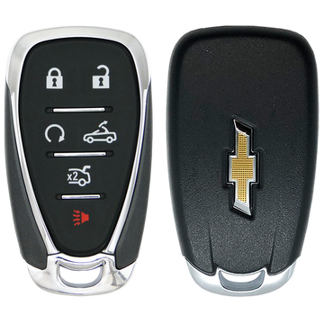 2020 Chevrolet Camaro Smart Remote Key Fob 6 Button w/ Remote Start, Trunk, Roof (FCC: HYQ4EA, P/N: 13508780)