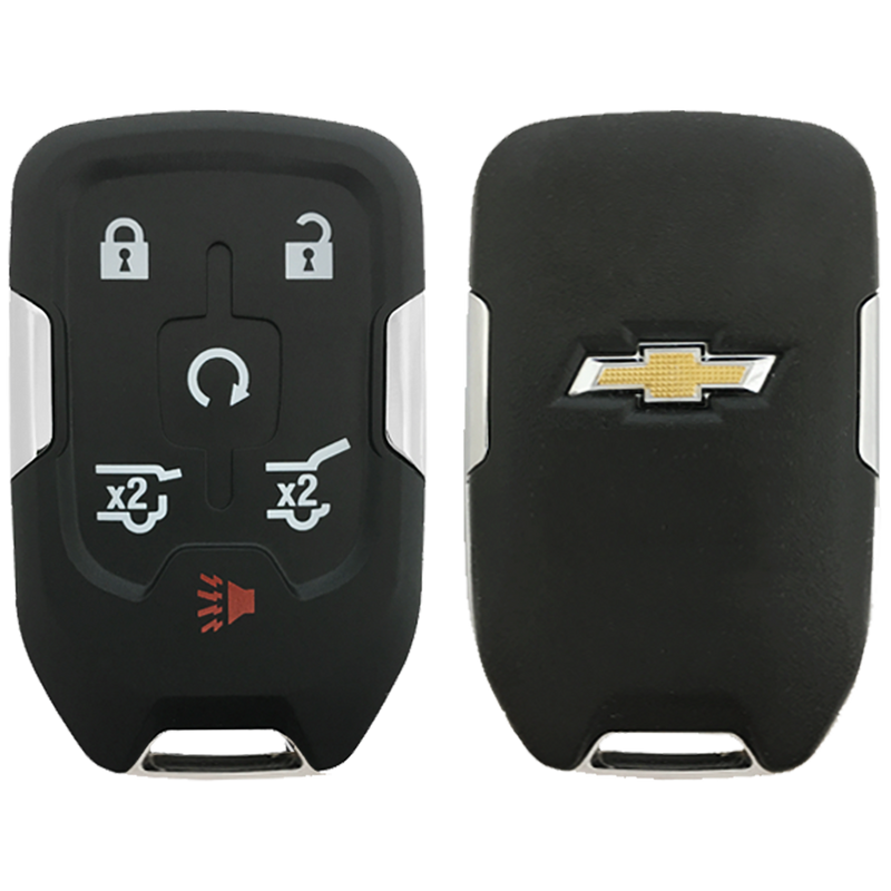 2017 Chevrolet Tahoe Smart Remote Key Fob 6 Button w/ Remote Start, Hatch (FCC: HYQ1AA, P/N: 13508278)