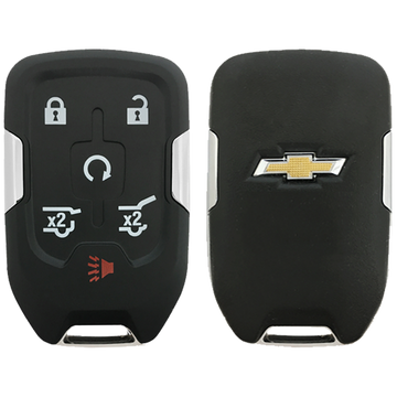 2016 Chevrolet Tahoe Smart Remote Key Fob 6 Button w/ Remote Start, Hatch (FCC: HYQ1AA, P/N: 13508278)