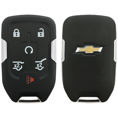2015 Chevrolet Tahoe Smart Remote Key Fob 6 Button w/ Remote Start, Hatch (FCC: HYQ1AA, P/N: 13508278)