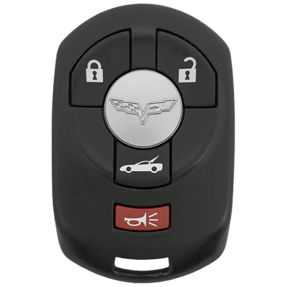 2007 Chevrolet Corvette Smart Remote Key Fob 4 Button w/ Roof (FCC: M3N65981403, P/N: 10372541)