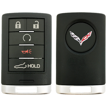2016 Chevrolet Corvette Smart Key 5 Button w/ Trunk, Remote Start (FCC: NBGGD9C04, P/N: 23465951)