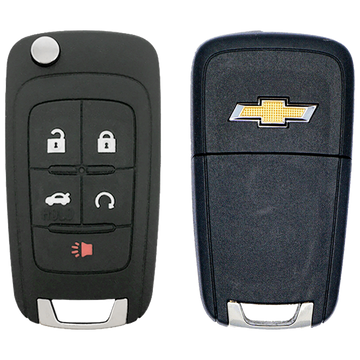 2012 Chevrolet Camaro Smart Remote Flip Key Fob 5 Button w/ Trunk, Remote Start (FCC: OHT01060512, P/N: 13584829)