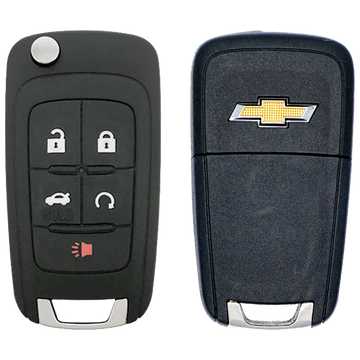 2012 Chevrolet Equinox Smart Remote Flip Key Fob 5 Button w/ Trunk, Remote Start (FCC: OHT01060512, P/N: 13584829)