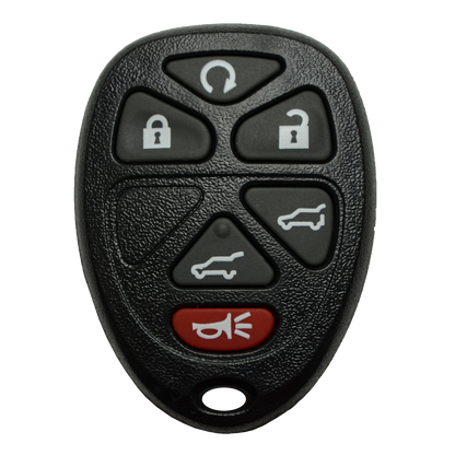 2010 Chevrolet Suburban Keyless Entry Remote Key Fob 6 Button w/ Hatch, Rear Glass, Remote Start (FCC: OUC60270 / OUC60221, P/N: 15913427)