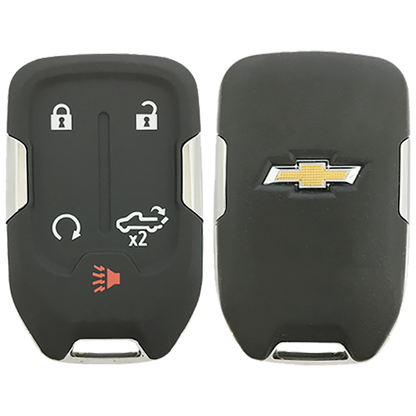 2019 Chevrolet Silverado Smart Remote Key Fob 5 Button w/ Remote Start, Tailgate (FCC: HYQ1EA, P/N: 13529632)
