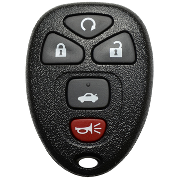 2012 Chevrolet Impala Keyless Entry Remote Key Fob 5 Button w/ Trunk, Remote Start (FCC: OUC60270 / OUC60221, P/N: 15912860)