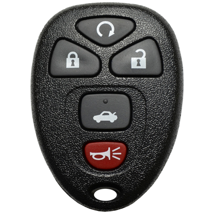 2007 Chevrolet Monte Carlo Keyless Entry Remote Key Fob 5 Button w/ Trunk, Remote Start (FCC: OUC60270 / OUC60221, P/N: 15912860)