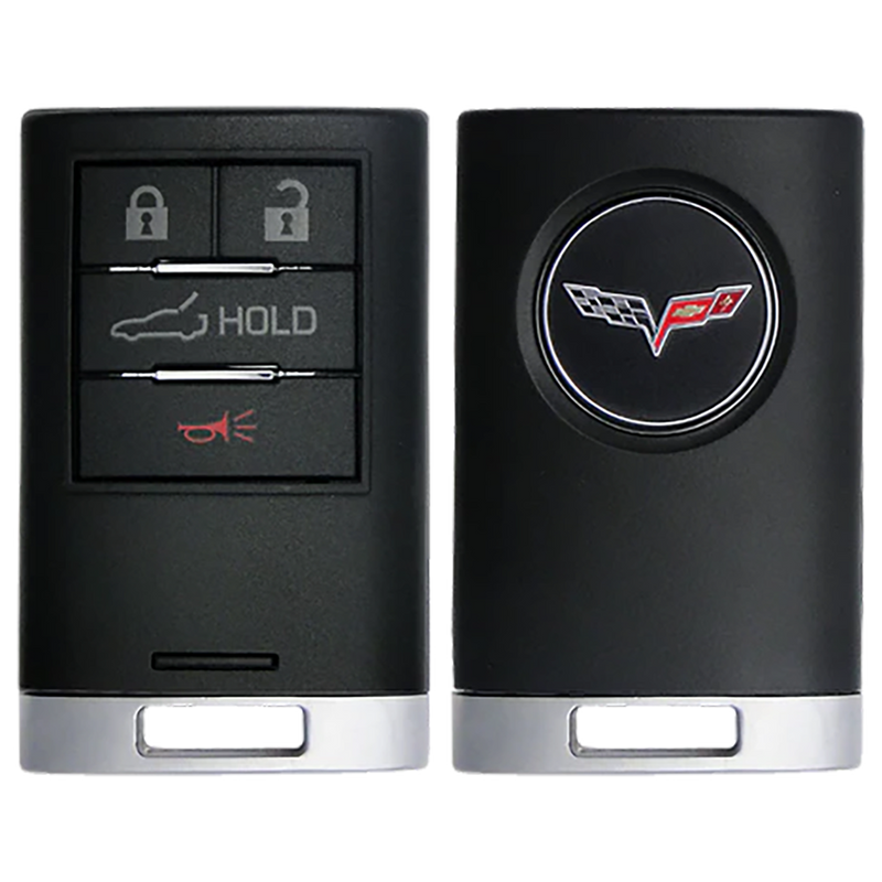 2017 Chevrolet Corvette Smart Remote Key Fob 4 Button w/ Trunk (FCC: NBGGD9C04, P/N: 23465950)