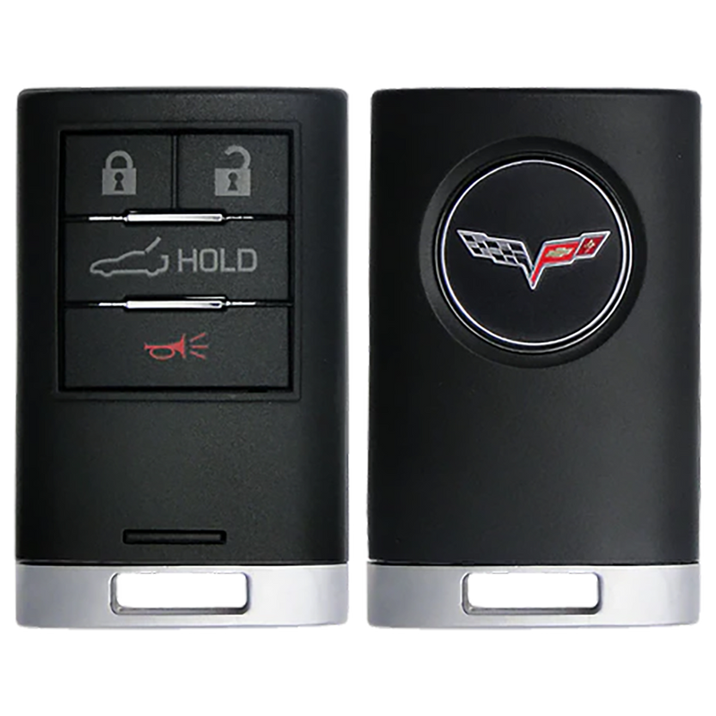 2016 Chevrolet Corvette Smart Remote Key Fob 4 Button w/ Trunk (FCC: NBGGD9C04, P/N: 23465950)