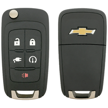 2012 Chevrolet Volt Smart Remote Flip Key Fob 5 Button w/ Remote Start, Charging Port (FCC: OHT05918179, P/N: 22923862)