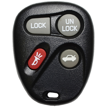 2004 Chevrolet Impala Keyless Entry Remote Key Fob 4 Button w/ Trunk (FCC: KOBLEAR1XT, P/N: 10443537)