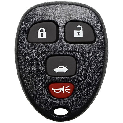2010 Chevrolet Malibu Keyless Entry Remote Key Fob 4 Button w/ Trunk (FCC: KOBGT04A, P/N: 15252034)