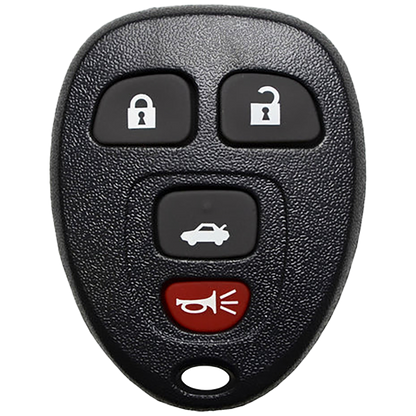 2006 Chevrolet Malibu Keyless Entry Remote Key Fob 4 Button w/ Trunk (FCC: KOBGT04A, P/N: 15252034)