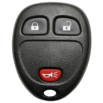 2009 Chevrolet HHR Keyless Entry Remote Key Fob 3 Button (FCC: KOBGT04A, P/N: 15777636)