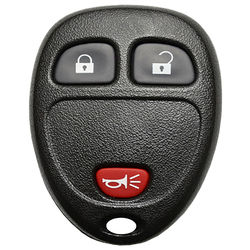 2009 Chevrolet HHR Keyless Entry Remote Key Fob 3 Button (FCC: KOBGT04A, P/N: 15777636)