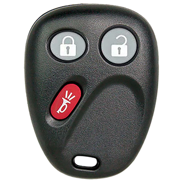 2007 Chevrolet Silverado Keyless Entry Remote Key Fob 3 Button (FCC: LHJ011, P/N: 21997127)