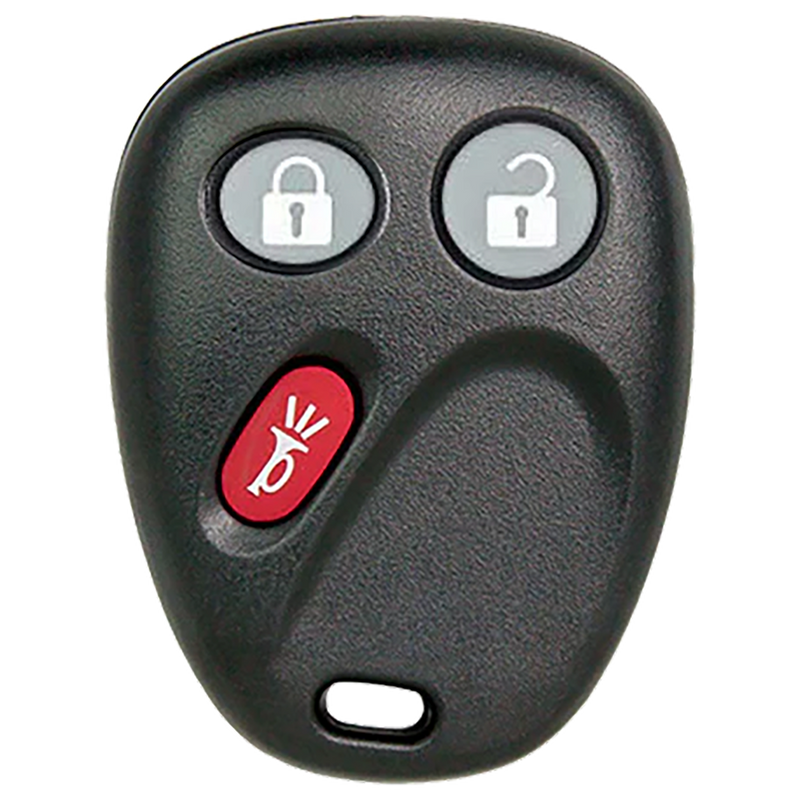 2007 Chevrolet Silverado Keyless Entry Remote Key Fob 3 Button (FCC: LHJ011, P/N: 21997127)