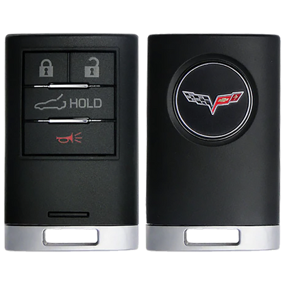 2014 Chevrolet Corvette Smart Remote Key Fob 4 Button w/ Trunk (FCC: G09C04EEC4P, P/N: 22779879)