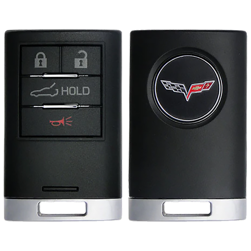 2014 Chevrolet Corvette Smart Remote Key Fob 4 Button w/ Trunk (FCC: G09C04EEC4P, P/N: 22779879)