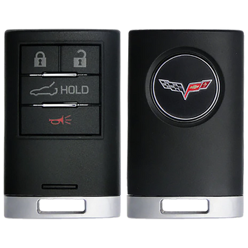 2014 Chevrolet Corvette Smart Remote Key Fob 4 Button w/ Trunk (FCC: G09C04EEC4P, P/N: 22779879)