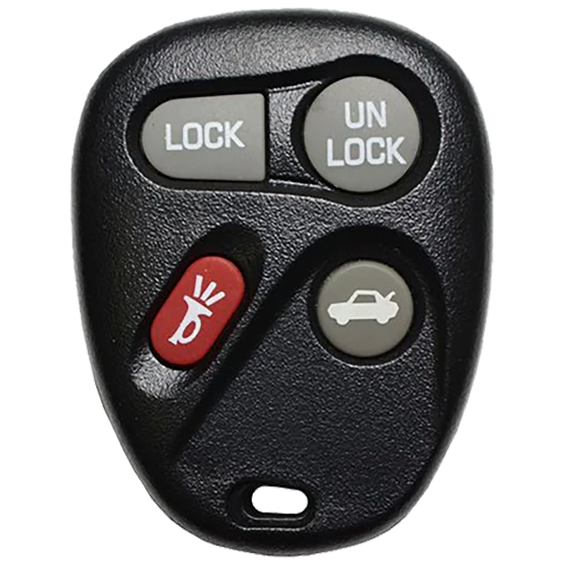 2000 Chevrolet Malibu Keyless Entry Remote Key Fob 4 Button w/ Trunk (FCC: KOBUT1BT, P/N: 25678792)