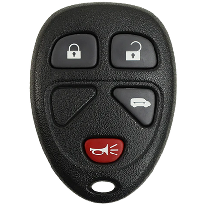 2005 Chevrolet Uplander Keyless Entry Remote Key Fob 4 Button w/ Power Door (FCC: KOBGT04A, P/N: 15100812)