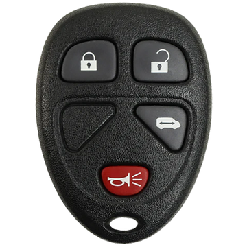 2007 Chevrolet Uplander Keyless Entry Remote Key Fob 4 Button w/ Power Door (FCC: KOBGT04A, P/N: 15100812)