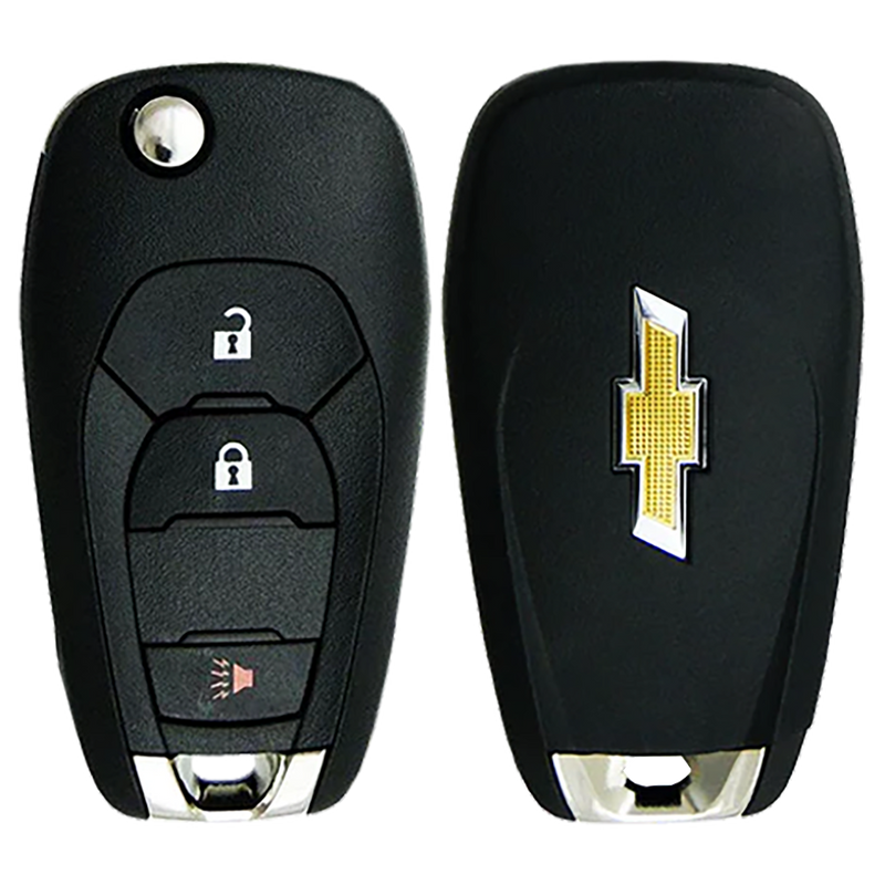 2019 Chevrolet Sonic Remote Flip Key Fob 3 Button (FCC: LXP-T003, P/N: 13522783)