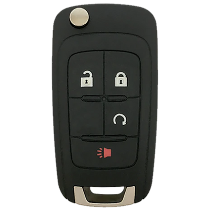 2010 Chevrolet Equinox Remote Flip Key Fob 4 Button w/ Remote Start (FCC: OHT01060512, P/N: 20835404)