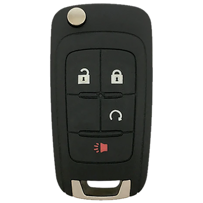 2015 Chevrolet Sonic Remote Flip Key Fob 4 Button w/ Remote Start (FCC: OHT01060512, P/N: 20835404)
