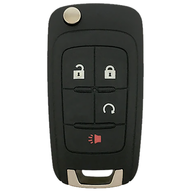 2012 Chevrolet Terrain Remote Flip Key Fob 4 Button w/ Remote Start (FCC: OHT01060512, P/N: 20835404)