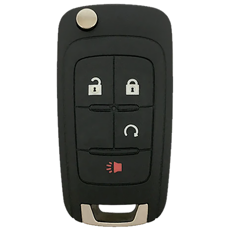 2017 Chevrolet Sonic Remote Flip Key Fob 4 Button w/ Remote Start (FCC: OHT01060512, P/N: 20835404)